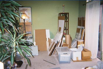 framing studio - before